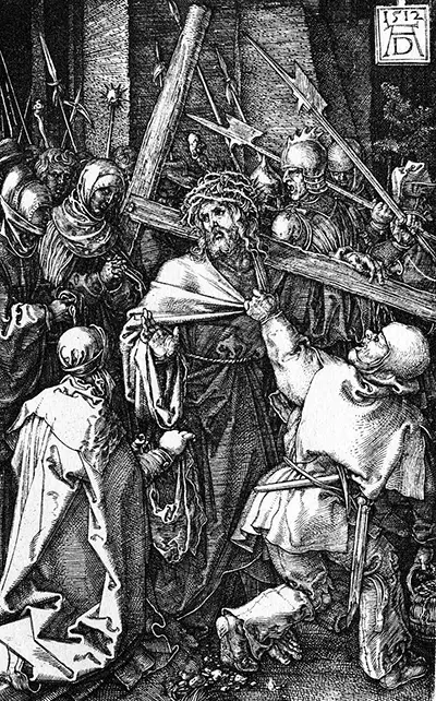 Bearing of the Cross (Passion No 10) Albrecht Durer
